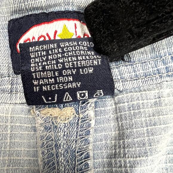 Zoey Beth Skirt Light Wash Denim Zip Fly Y2K Pleated Mini Jean Skirt Women's S - Picture 10 of 11